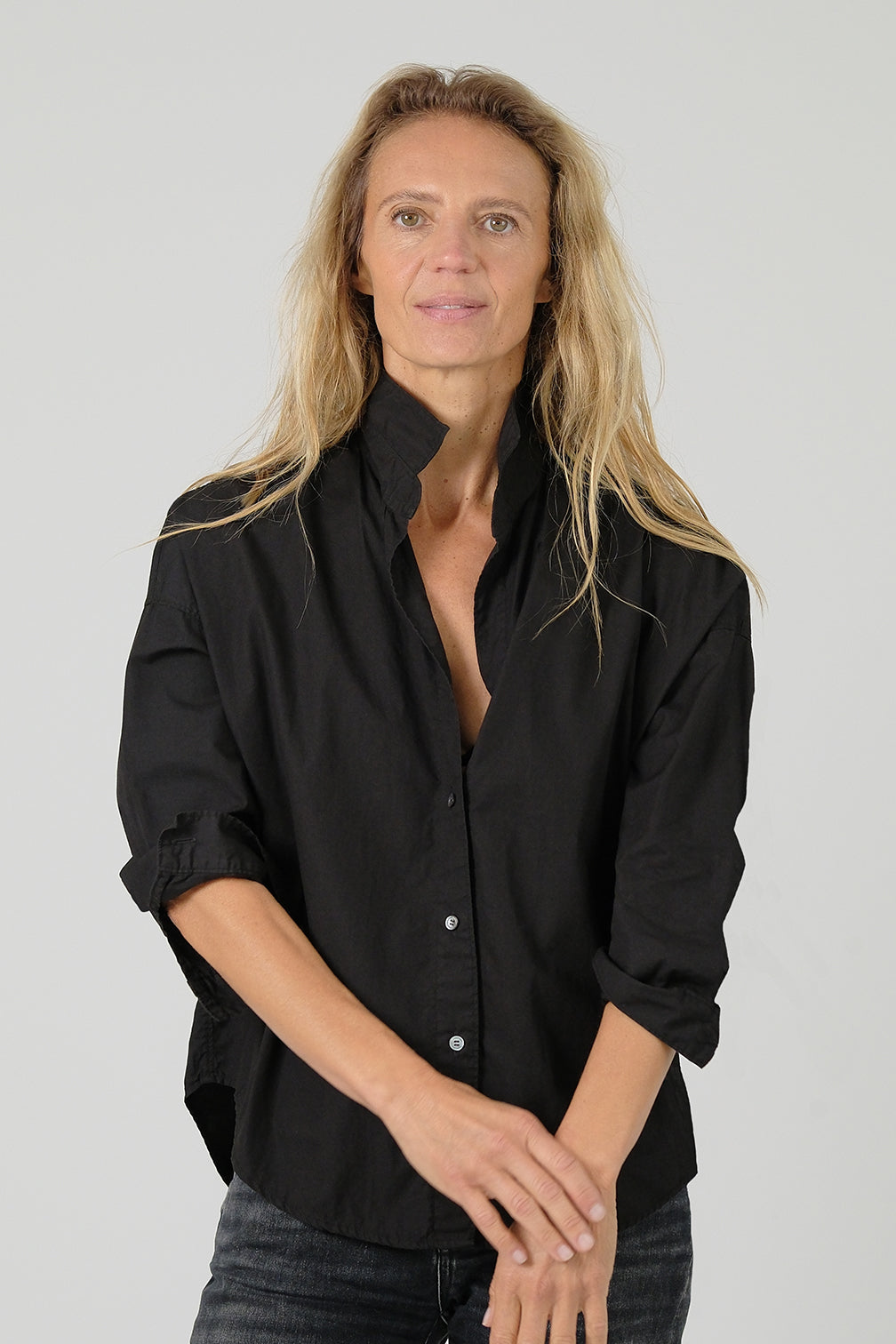 Cotton Poplin Button Down