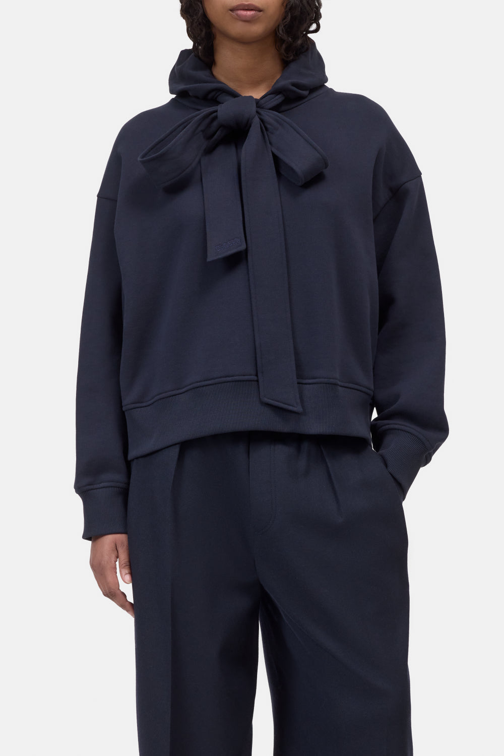 Bow tie hoodie