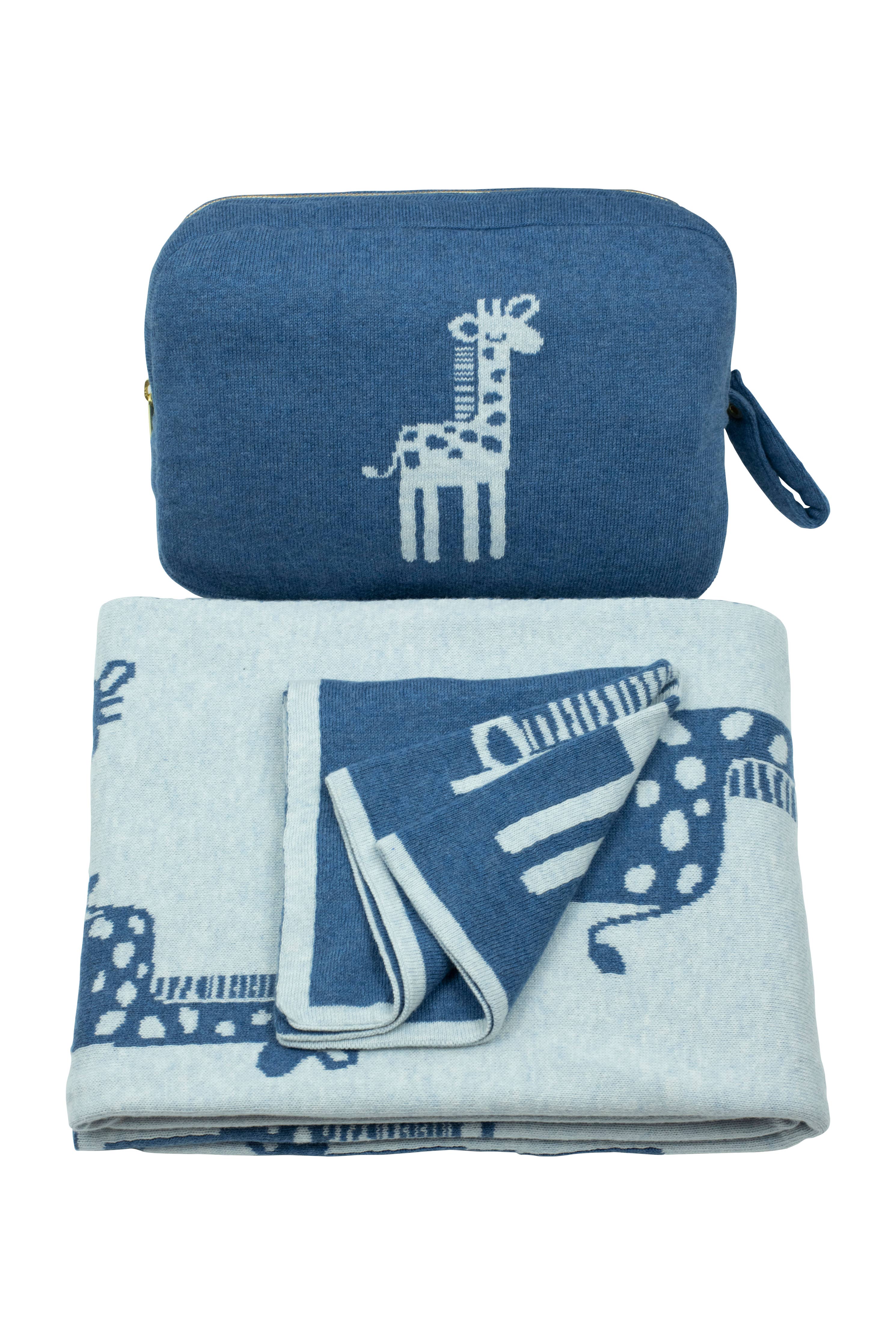 Giraffe - Marine/Sky Blue