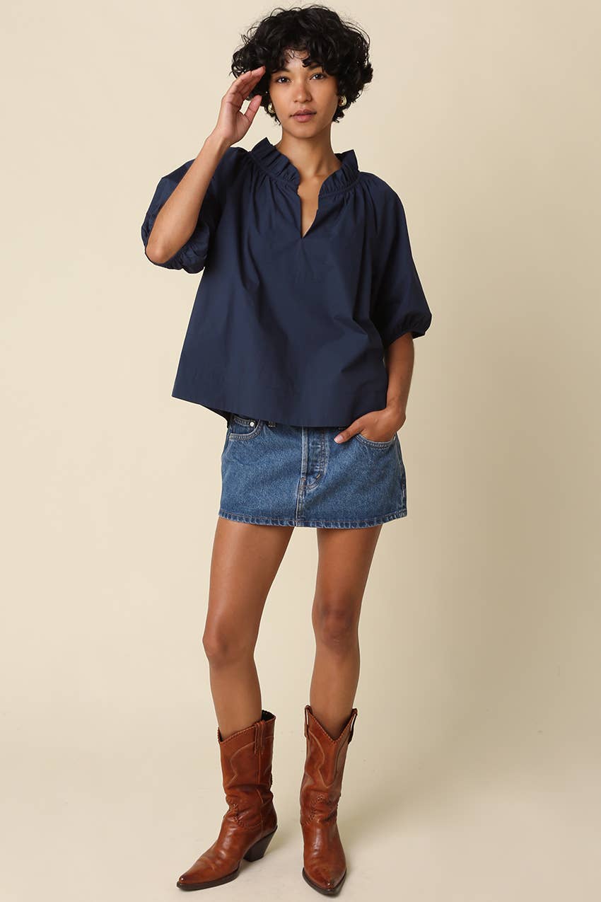 Edith Puff Sleeve Blouse