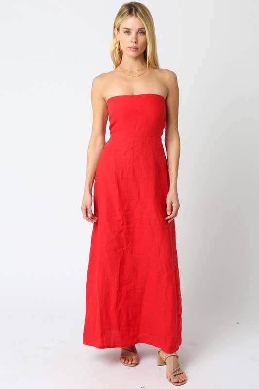 Irise Linen Maxi Dress