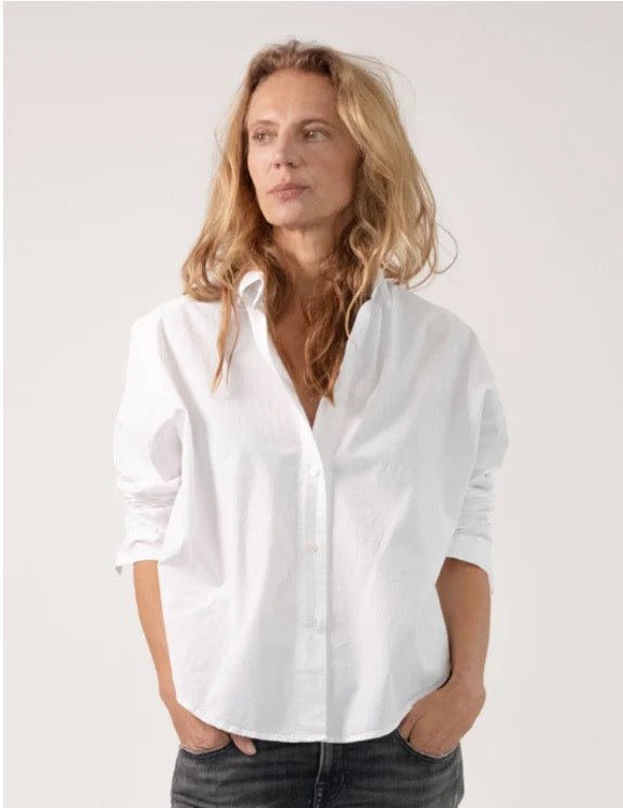 Cotton Poplin Button Down
