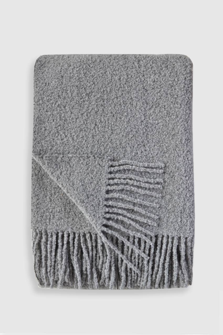 Baldwin Wool Boucle Throw