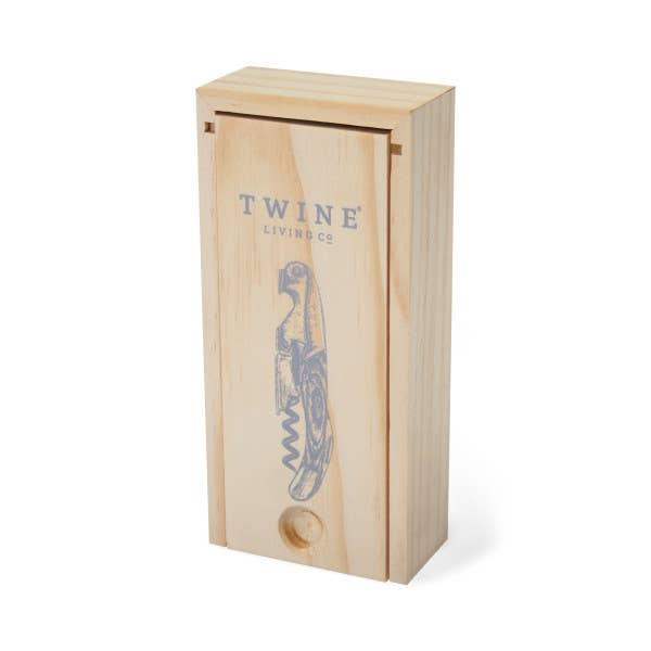 Rosewood Handle Double-Hinged Corkscrew