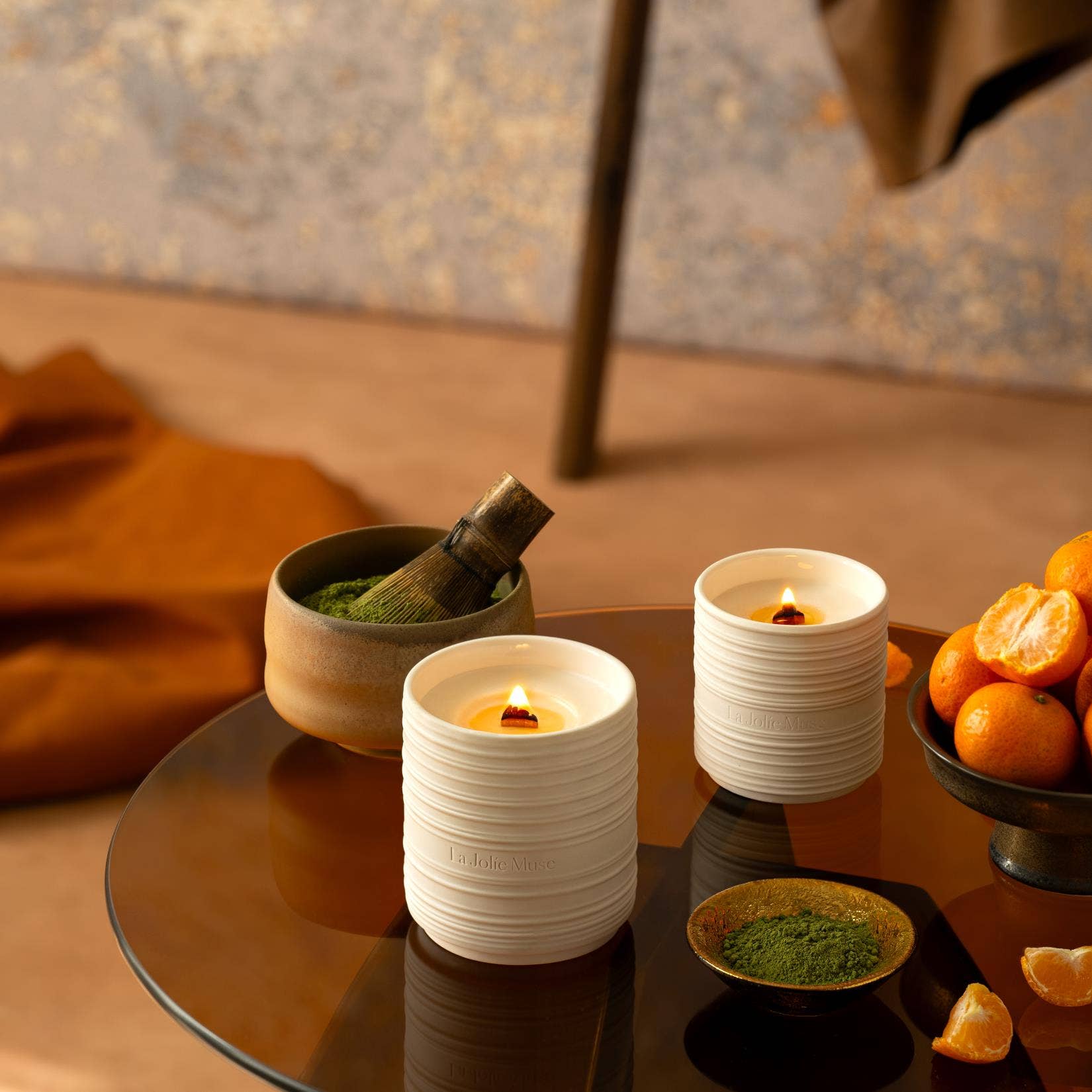Lucienne Mandarin Matcha Candle