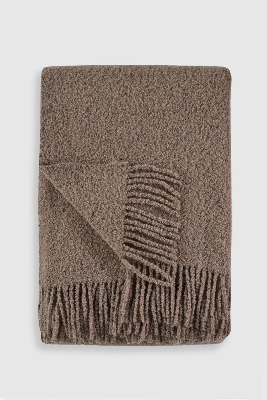 Baldwin Wool Boucle Throw