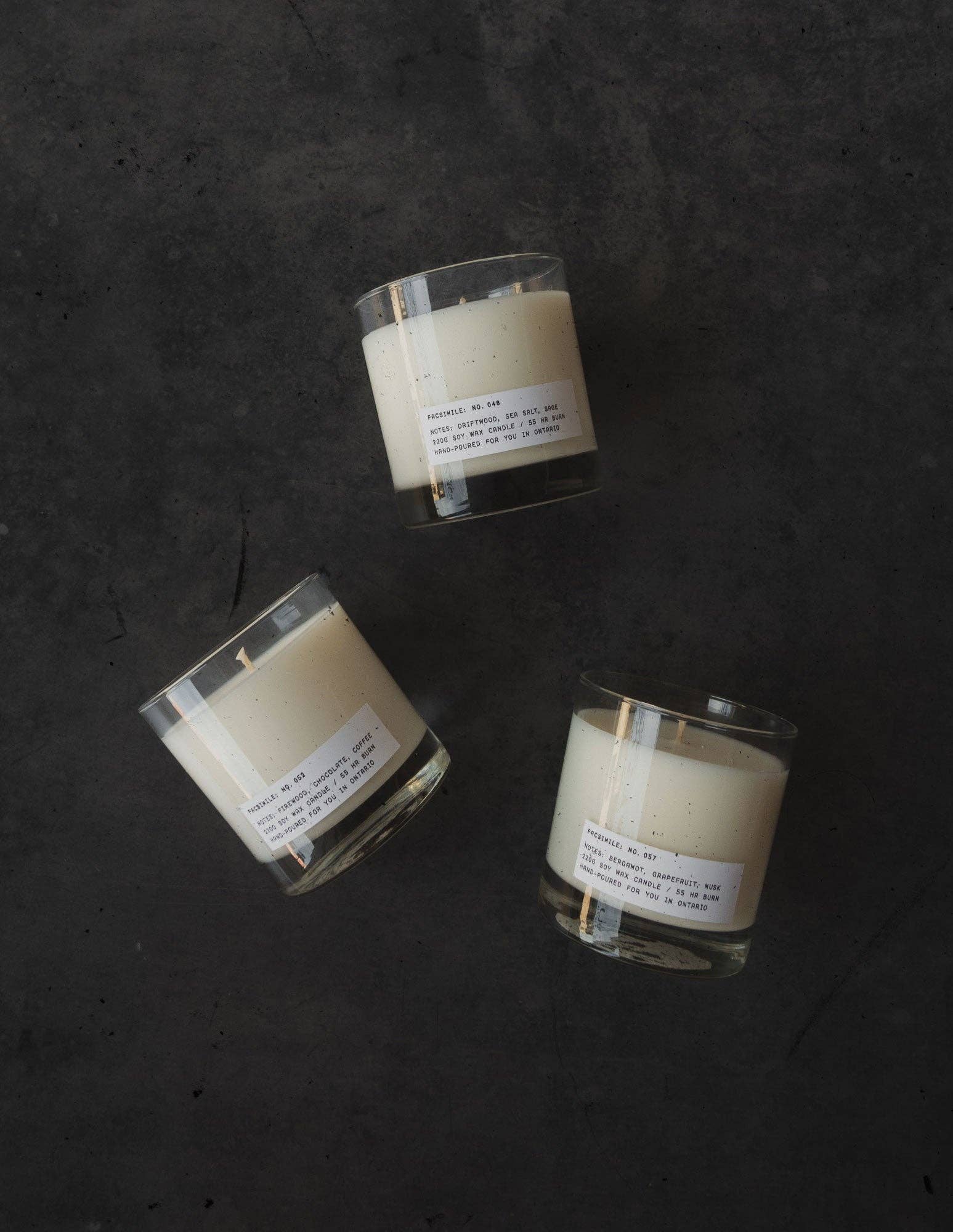 No. 068: Matcha, Vetiver, Fig [220g Soy Candle]