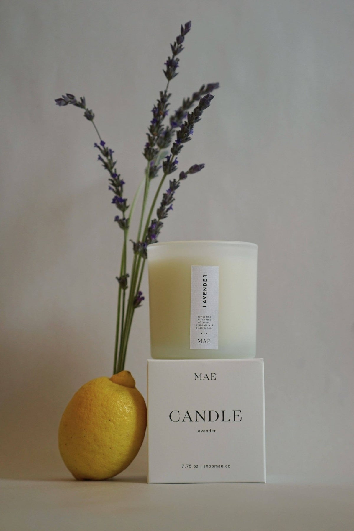 Lavender Candle - 100% Soy and Essential Oils (Hand Poured)