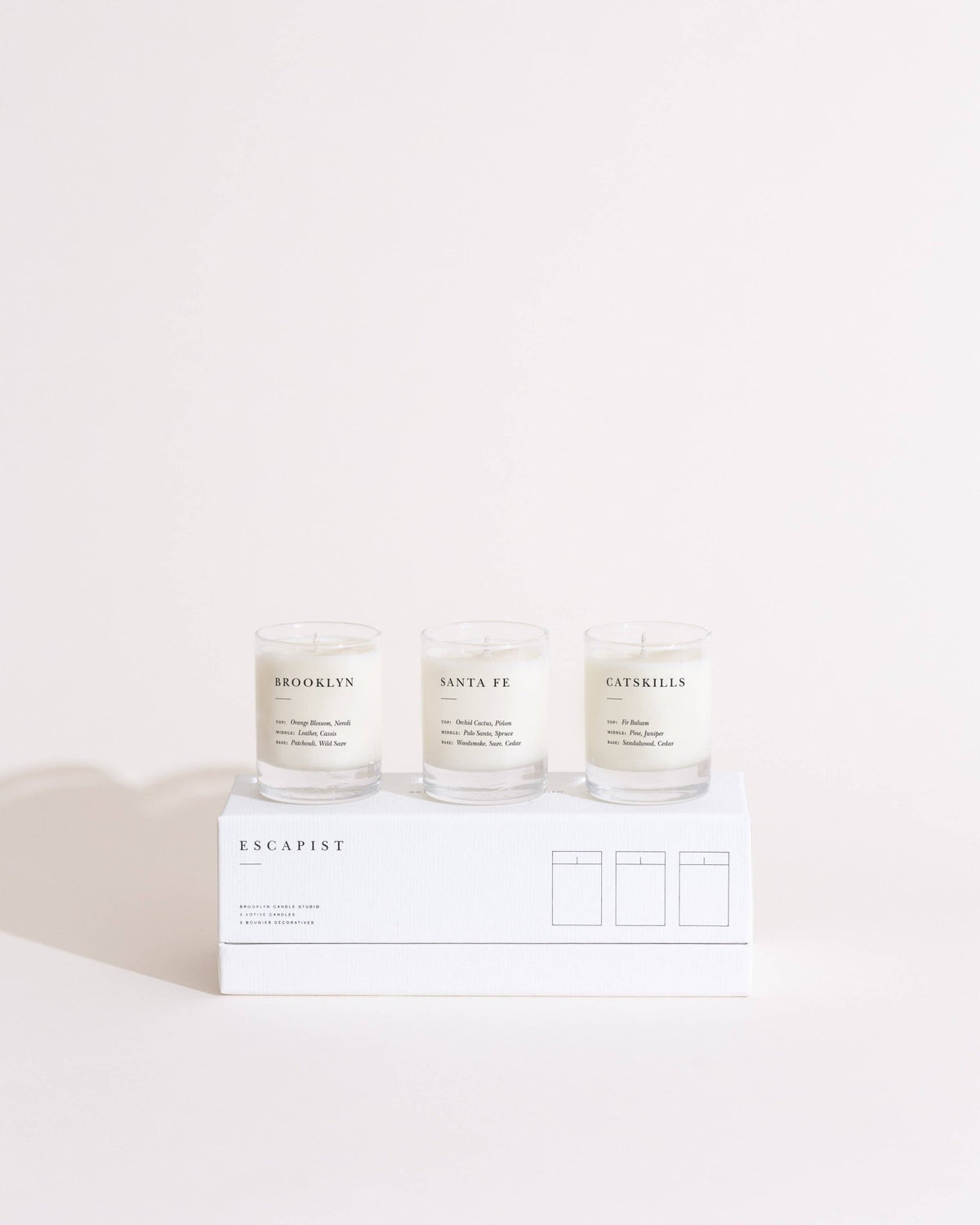 Mini Candle Gift Set - Smoke + Woods