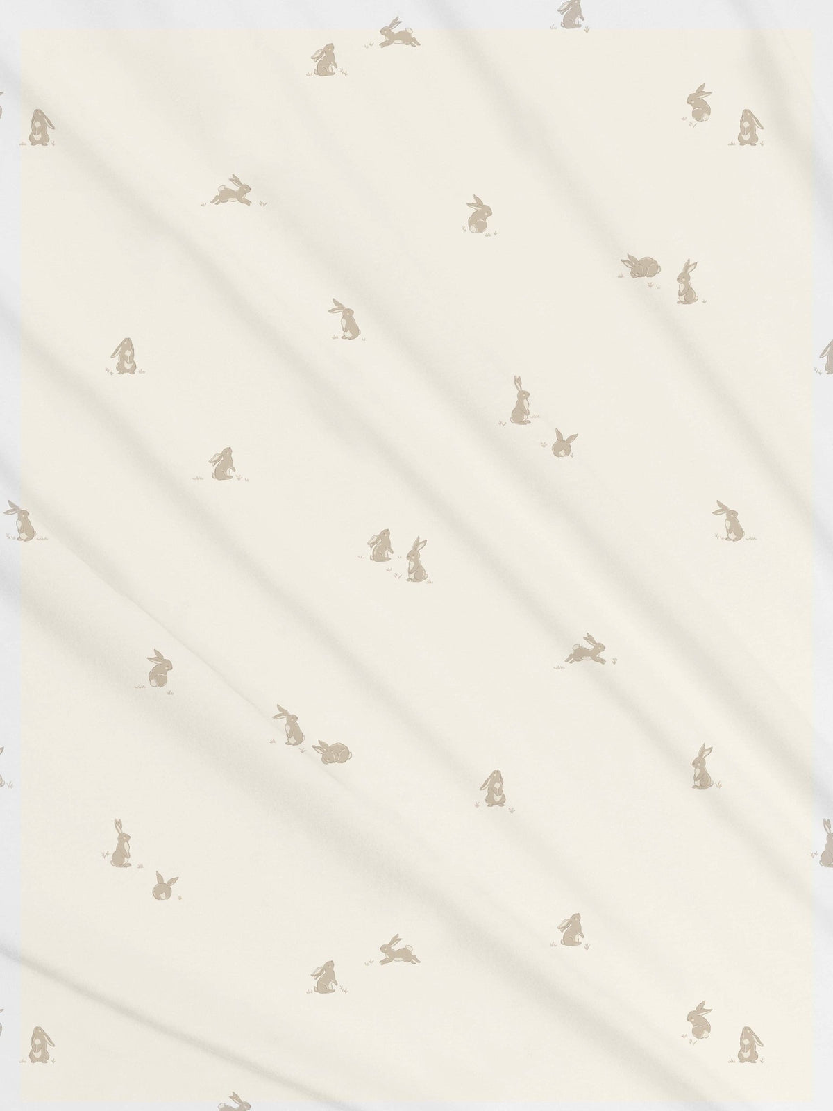 Swaddle Blanket - Bunny / Oat + Clay